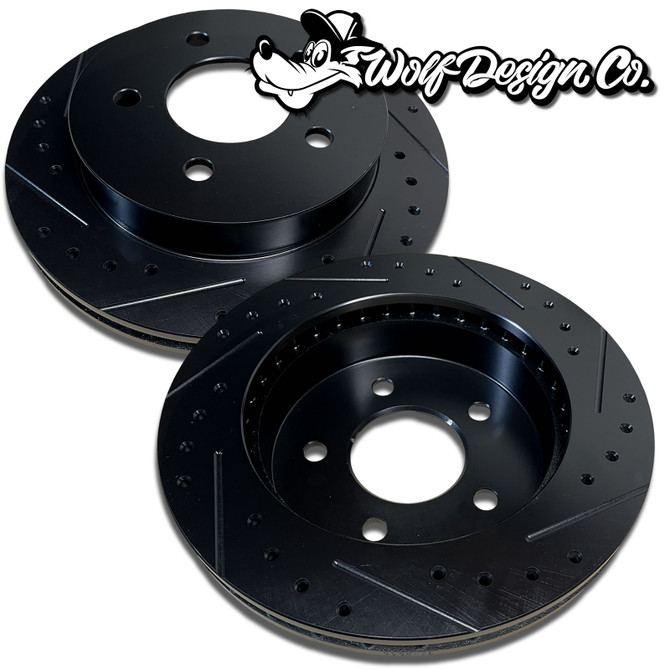 C10 5 Lug Rpotors Black