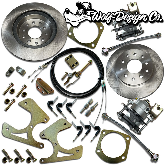 GM 10 /12 Bolt Rear End Disc Brake Conversion Kit - Full Size Car