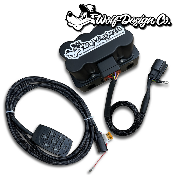 Air Ride Bag Management 4 Corner Valve With 9 Switch Controller