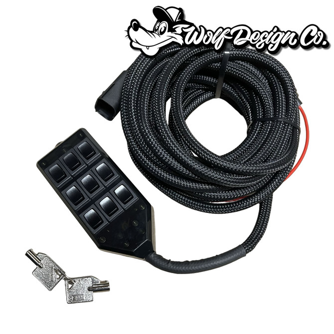 Air Ride Bag Manifold Management 4 Corner Valve With 9 Switch Controller