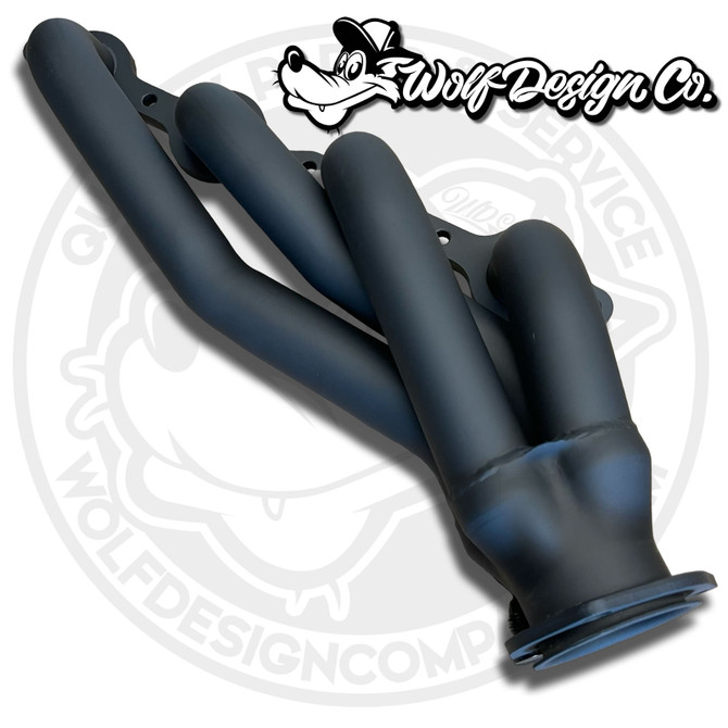 LS Swap Short Headers - Black