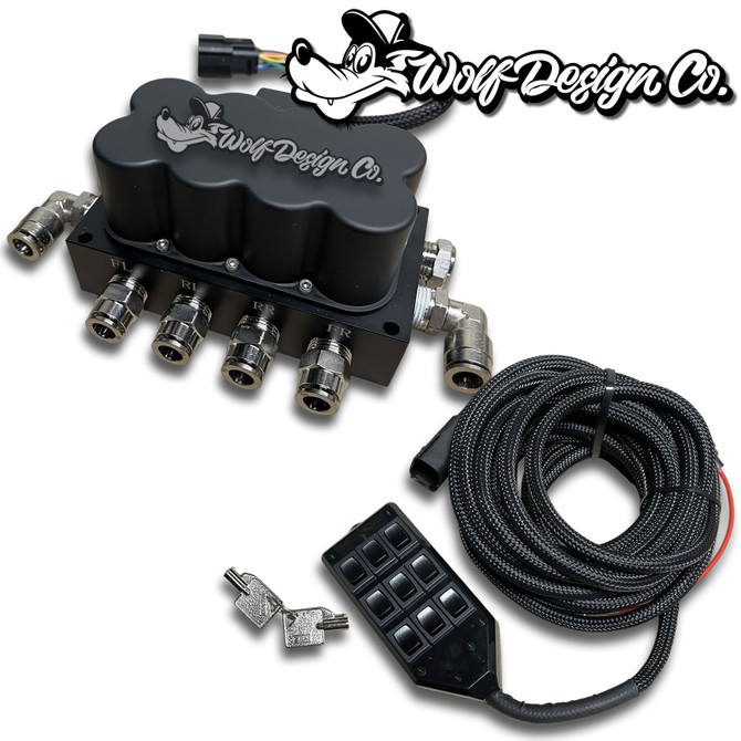 Air Ride Management Kit With 5 Gallon Tank & Compressors