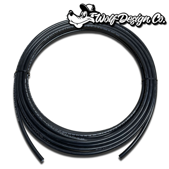 3/8 Inch SAE DOT Approved Reinforced Air Line Brake Hose - Sold By The Foot