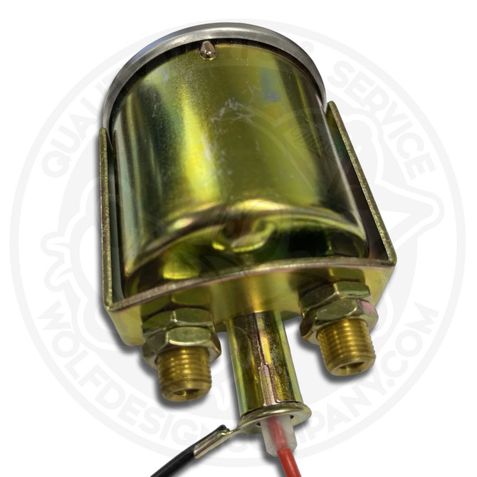 Air Bag Suspension Air Pressure Gauge Dual Needle 220 PSI - Black