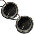 Air Bag Suspension Air Pressure Gauge Dual Needle 220 PSI - Black
