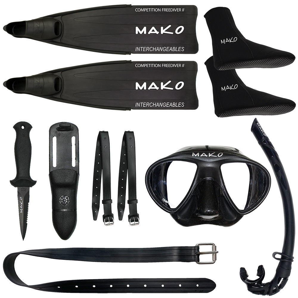 Freediving Gear Package 2 MAKO Spearguns