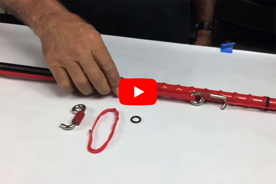 Video How to Install and Remove the Pole Spear Resting Hook MAKO