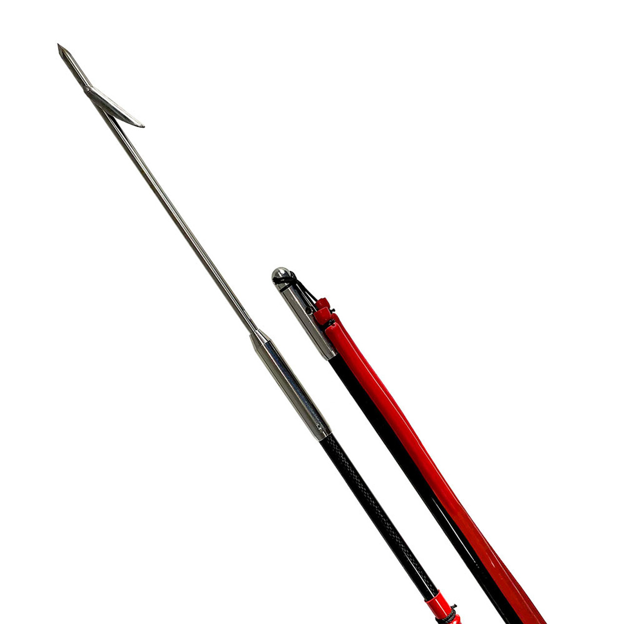 Scuba Choice 7' One Piece Spearfishing Fiber Glass Pole Spear with 3 Prong Barb SS Paralyzer Tip