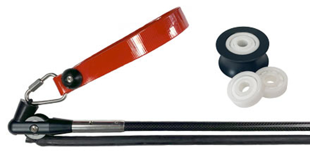 Red Spearfishing Carbon Fiber Roller Pole Spear 4FT To 18FT