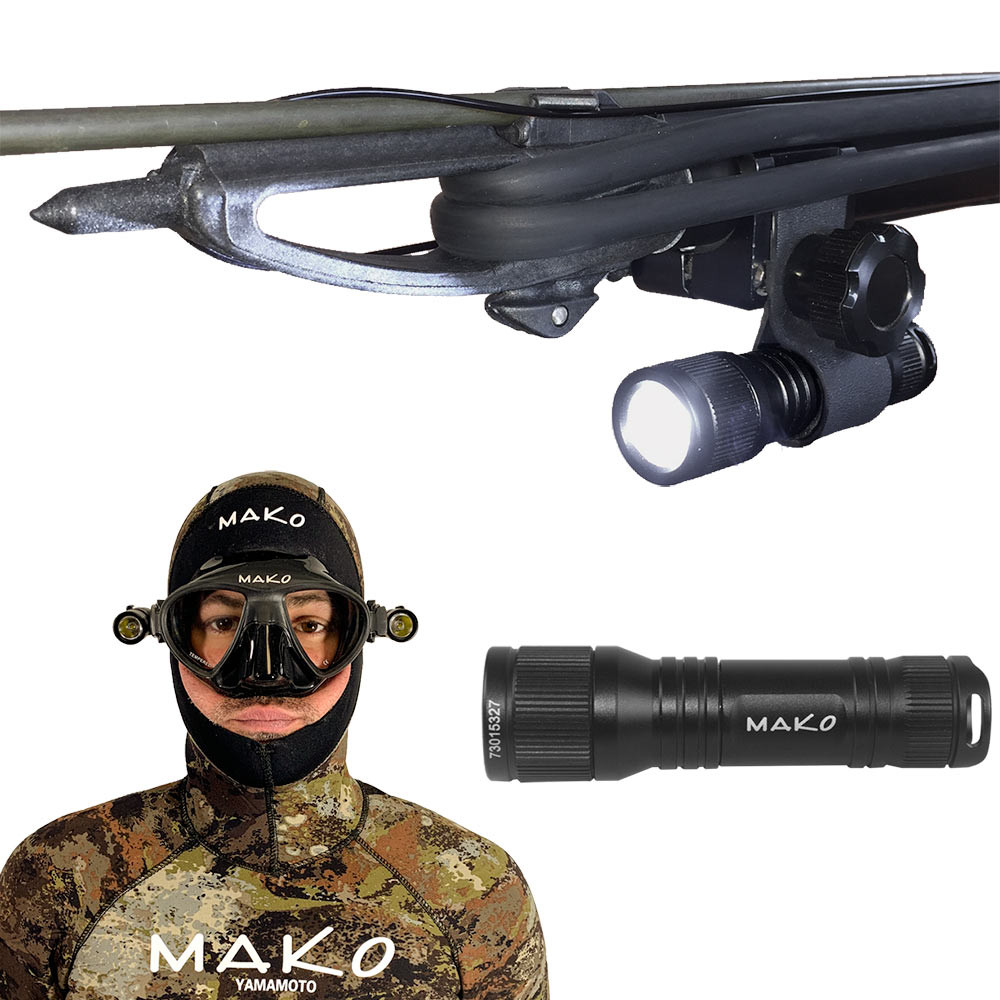 mako Mini 630 Lumen Dive Light | MAKO Spearguns