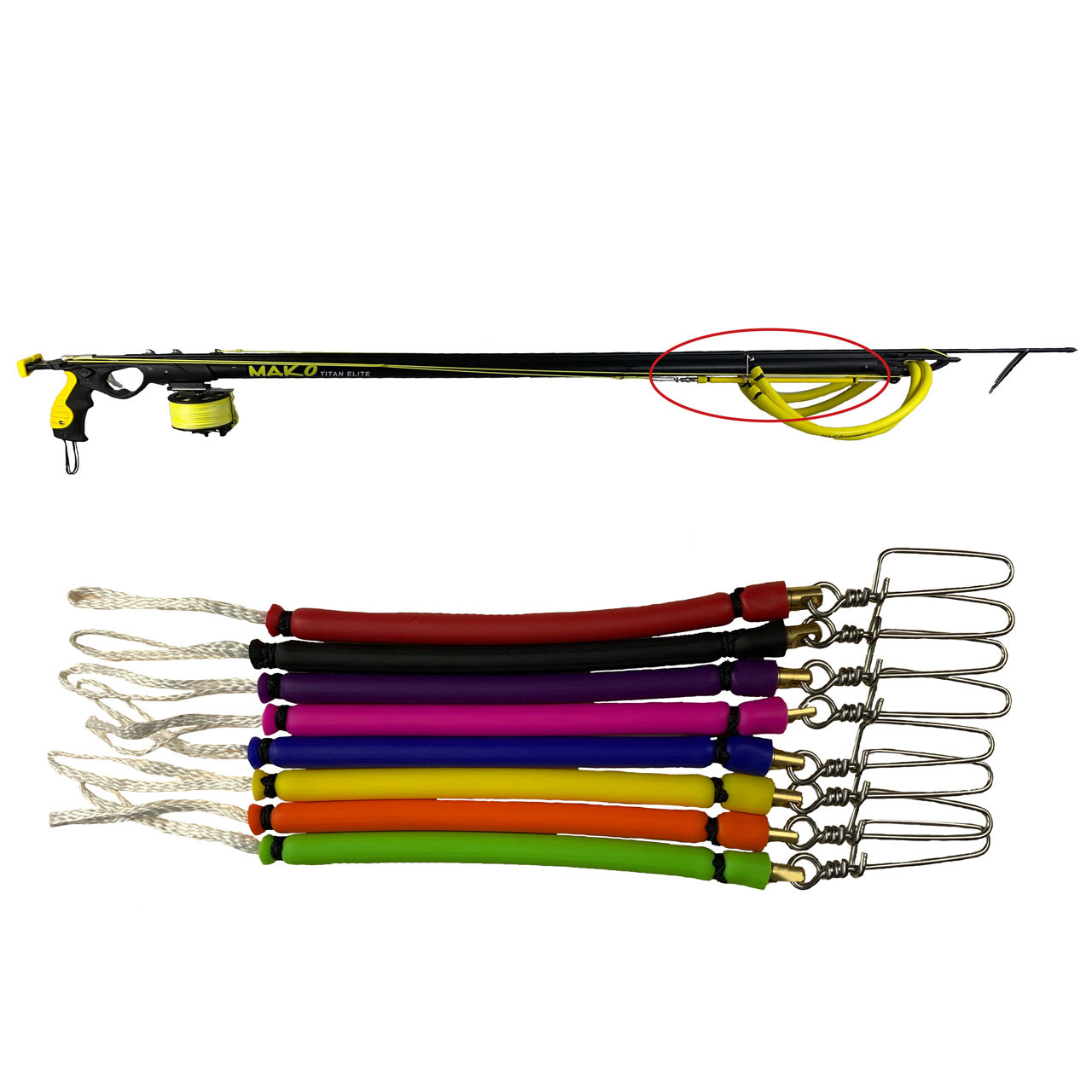 Mako Muzzle Bungie (Shooting Line Shock Cord)