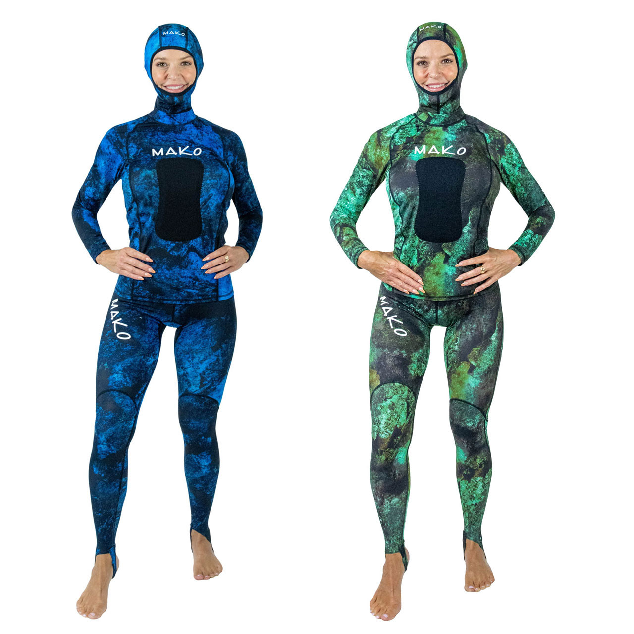 Full Body Spearfishing Rash Guard 3 Piece Bundle | MAKO Spearguns