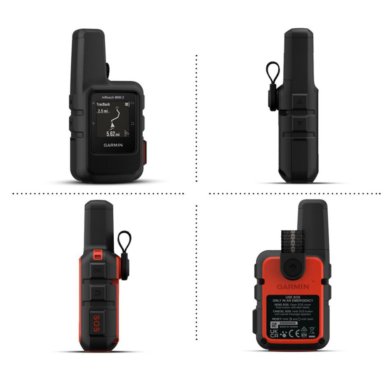 Garmin inReach Mini 2 Compact GPS Satellite Communicator