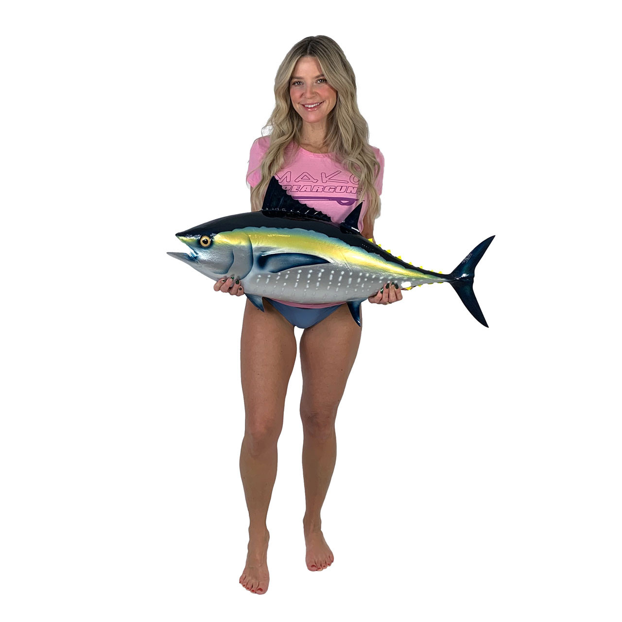 Bluefin Tuna Half Sided Fiberglass Fish Mount