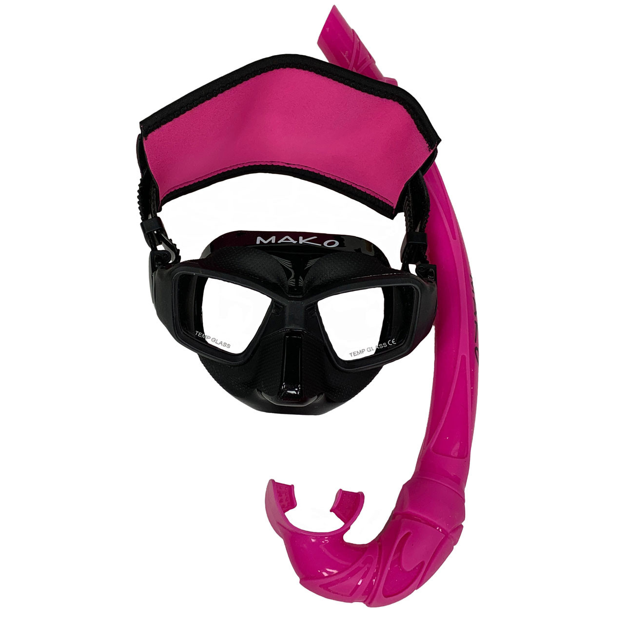 MAKO Neoprene Mask Strap with Snorkel
