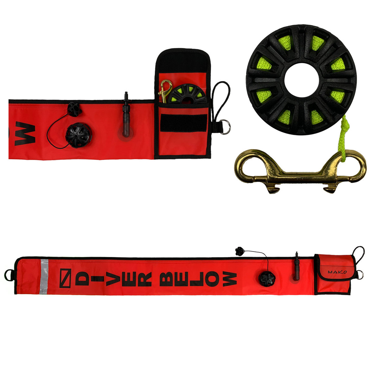 SMB Surface Marker Buoy with storm whistle