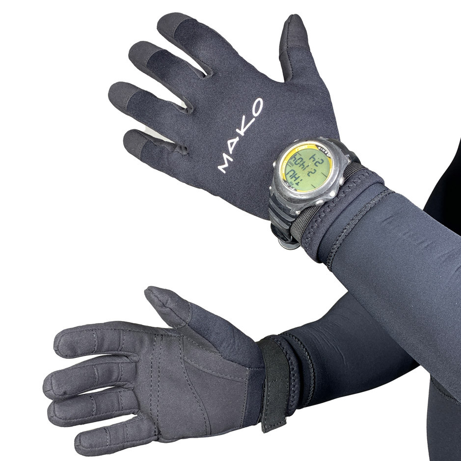 MAKO Black 2-Piece Open Cell Wetsuit | Genuine Yamamoto Neoprene