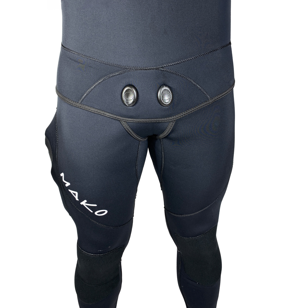 MAKO Black 2-Piece Open Cell Wetsuit | Genuine Yamamoto Neoprene