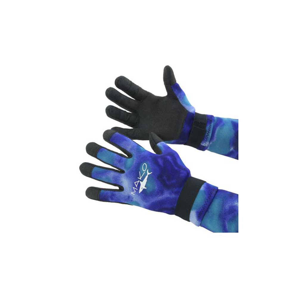 Diving Gloves Yamamoto Blue Camo MAKO Spearguns