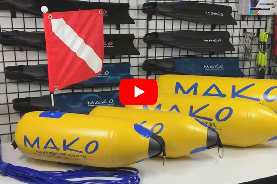 Video High Pressure Spearfishing Float Design Features MAKO Spearguns