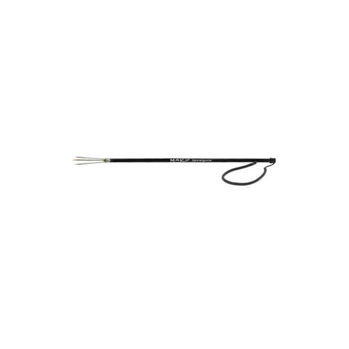 Lion Fish Killer Pole Spear with prongs and wrist loop, displayed horizontally against white background