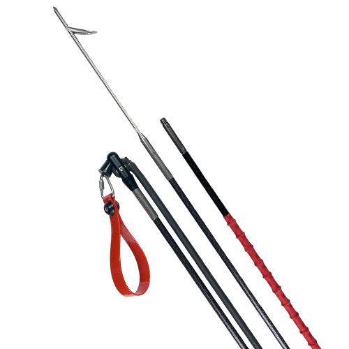 The Roller Carbon Elite 10 Foot Traveler Pole Spear is the best Carbon Fiber pole spear package available.