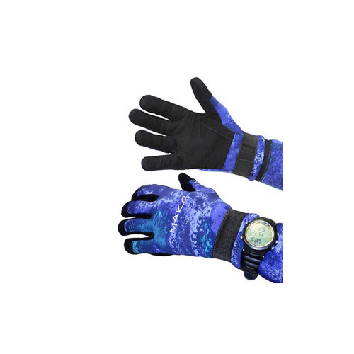 Diving Gloves Yamamoto 3D Ocean Blue Camo