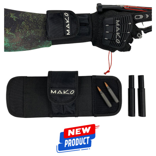 Mako PPD single-use protection device kit displayed flat with black neoprene casing, gloves, and deployment components shown from above