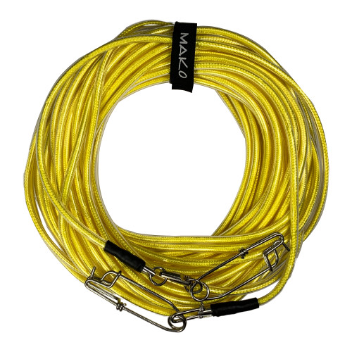 The floatline's stretch capacity minimizes shock, ensuring seamless pressure distribution and preventing the spear from pulling out during intense runs.