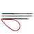 MAKO Carbon Elite conventional pole spear in three black sections with red tubing, displayed disassembled on white background