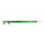 Neon green and black Titan Elite speargun with roller muzzle displayed horizontally against white background