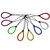 MAKO easy escape bungie wrist lanyard in multiple colors arranged in a fan pattern showing purple, green, red, blue, and gold loops