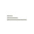 Three stainless steel pole spear threaded adapter shafts in increasing lengths displayed against white background