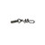 Black metal pigtail swivel clip with rotating barrel connector and snap hook, displayed horizontally on white background