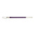 MAKO muzzle bungie shooting line shock cord with swivel clip and carabiner, navy blue elastic cord