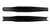 Black Titan Elite Speargun with roller muzzle shown top and bottom views displaying single and double roller configurations