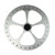 Mazo Spearfishing stainless steel float wheel with four large openings and black center hub, overhead view