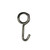 Stainless steel Hook Style Load Assist with looped top and curved bottom hook, displayed against white background