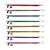 Spartan Elite Speargun with roller muzzle available in eight colors: red, black, blue, green, orange, yellow, purple, and pink