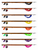 MAKO Santa Cruz Large Body Euro Speargun in eight color variations with enclosed track and double roller trigger