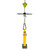 MAKO Competition Freedive Bottom Plate with yellow float and gray metal spreader bar, hanging vertically against white background