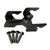 Black MAKO Croco Double Band Holder with four stainless steel mounting screws displayed below