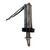 MAKO Folding Reef Hook with chrome finish, open position showing pointed tip and folded arm against white background
