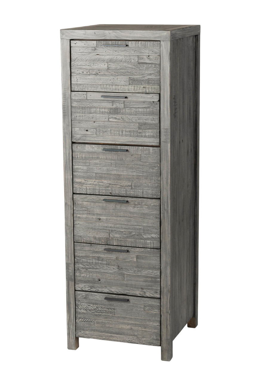 Grey Wash Tuscan Tall Dresser Pacific Home