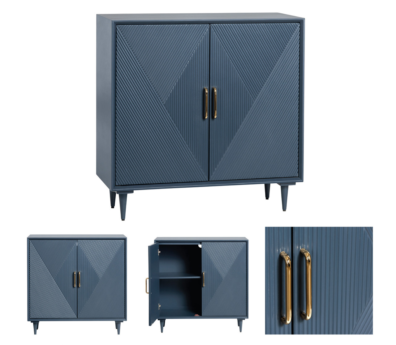 deep blue small sideboard - Pacific Home Online