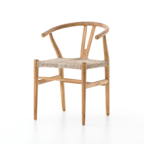 estra teak outdoor dining chair-natural estra teak outdoor dining chair-natural