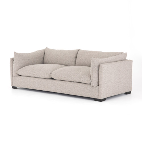 west sofa - pebble