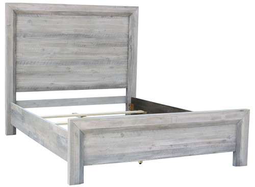 niecey queen bed grey wash acacia niecey queen bed grey wash acacia