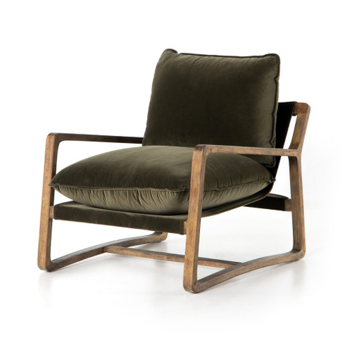 asa lounge chair-olive asa lounge chair-olive