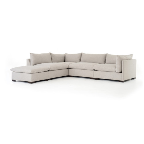 west 4 piece modular sectional-stone RAF or LAF west 4 piece modular sectional-stone RAF or LAF